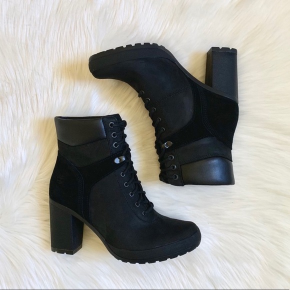 Timberland Black Camdale Field Lace Ankle Boots - Picture 2 of 8